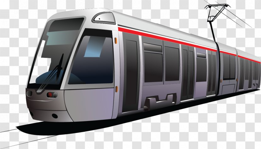 Train Rail Transport Clip Art - Tram - Stoke Photo Canned With High Quality Transparent PNG