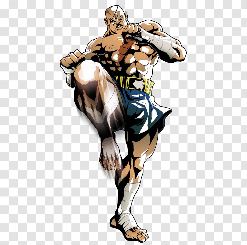 Sagat Ryu Adon Akuma Ken Masters - Muscle - Superhero Transparent PNG