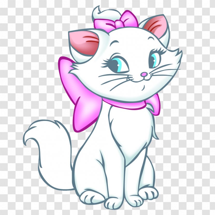 Cat Earring Nose - Heart - Big Bow Transparent PNG