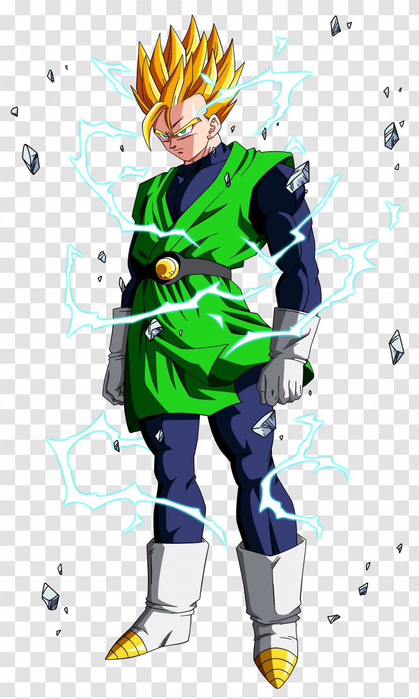 Gohan Videl Goku Majin Buu Piccolo - Watercolor Transparent PNG