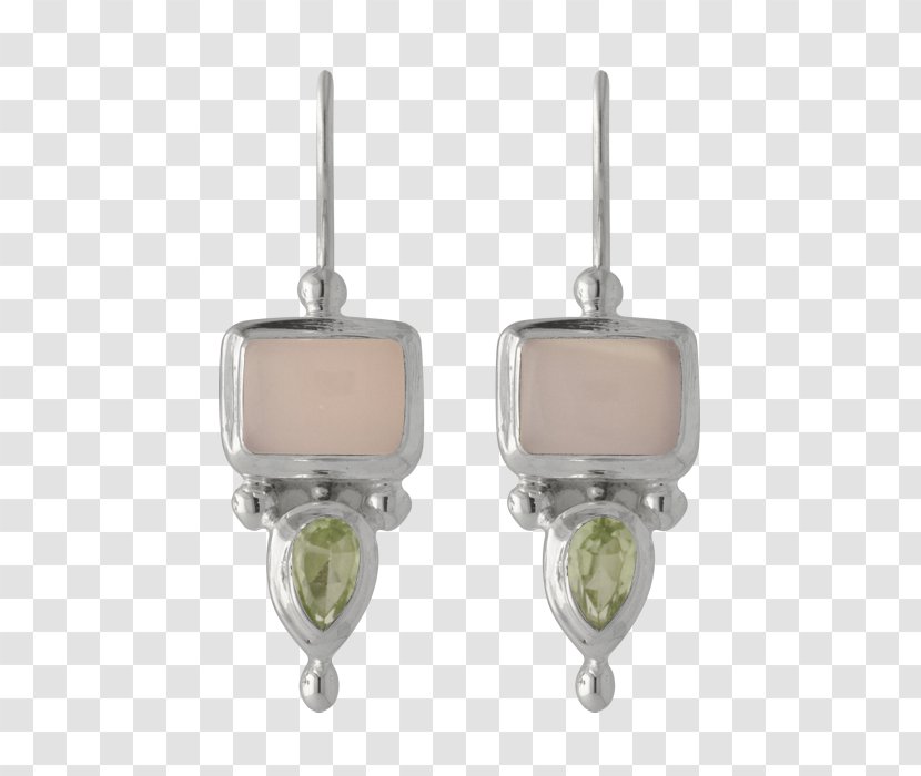 Earring Gemstone Silver Body Jewellery - Ear Ring Transparent PNG