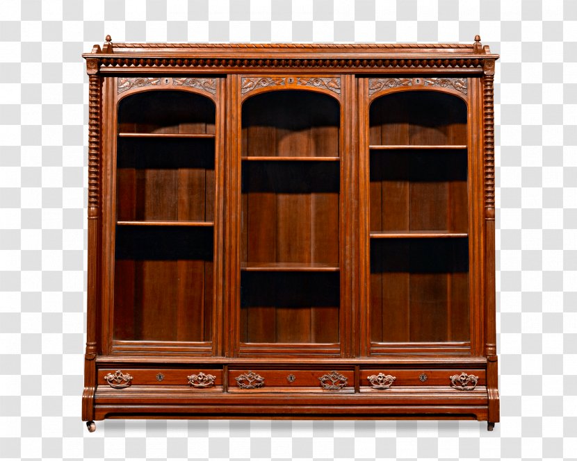 Bookcase Cupboard Chiffonier Buffets & Sideboards Wood Stain - Antique Furniture Transparent PNG