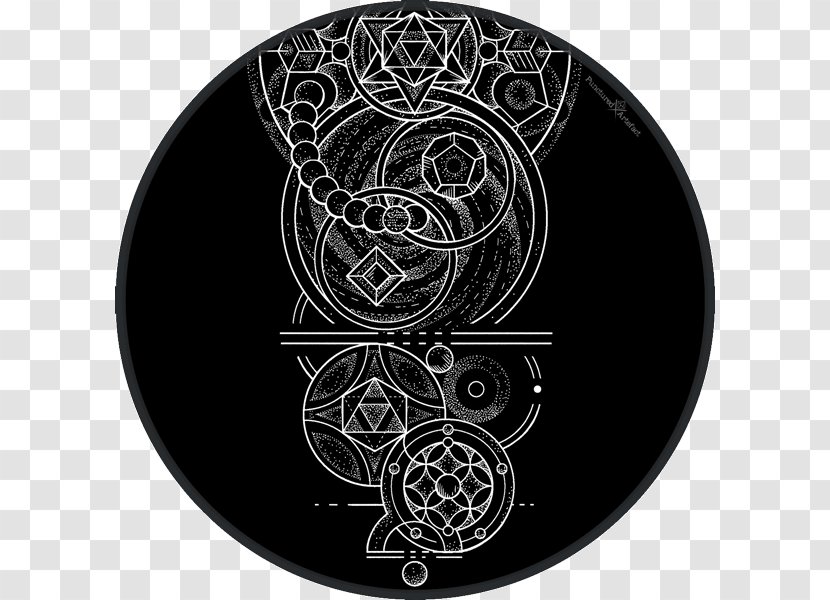 Shen Ring Circle Symbol Geometry Tangent - Tattoo Transparent PNG