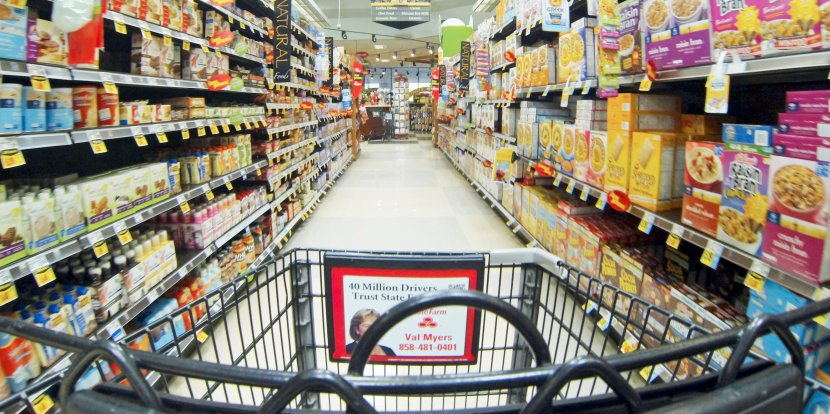 Grocery Store Kroger Retail Supermarket Cashier - Sales - Shelf Transparent PNG