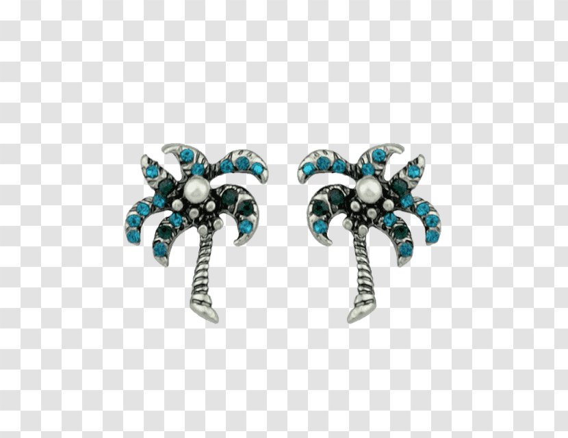 Turquoise Earring Body Jewellery Silver Transparent PNG