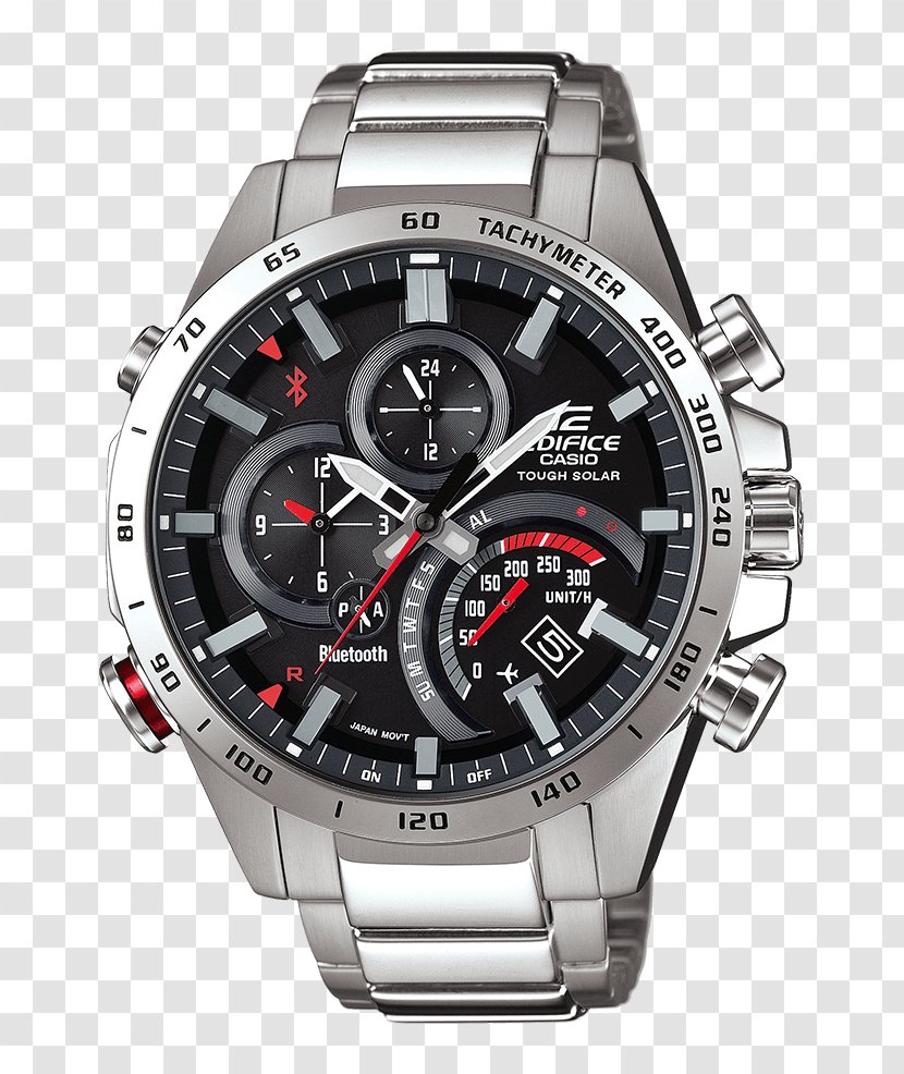 Casio EDIFICE TIME TRAVELLER EQB-501 Watch - Accessory - Watches Men Transparent PNG