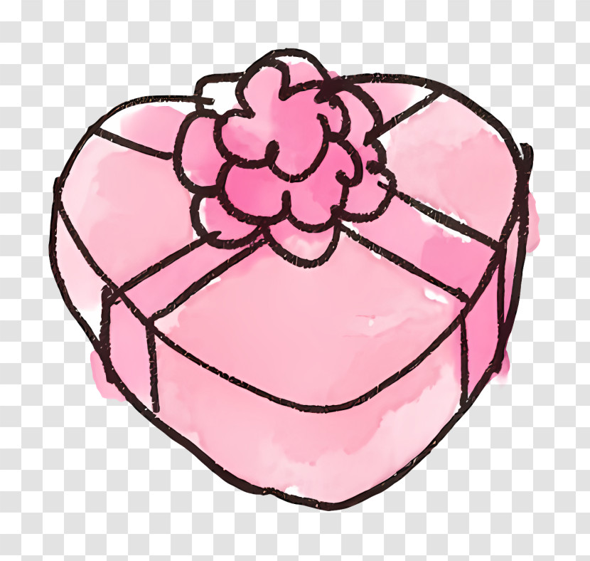 Cartoon - Heart-shaped Gift Box Transparent PNG