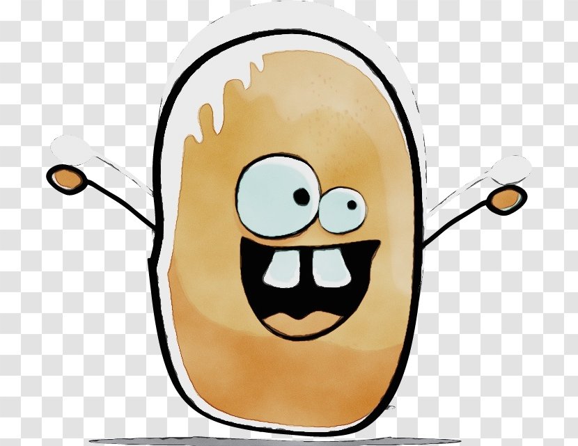 Cartoon Clip Art Nose Smile Potato - Spoon Transparent PNG