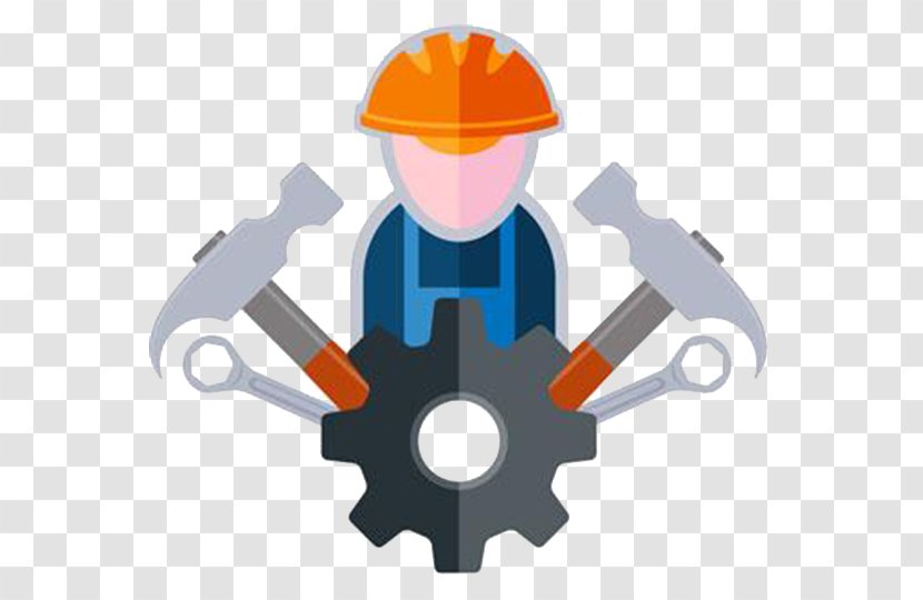 Construction Worker Architectural Engineering Hammer - Product Design - Builder And Icon Sign 01 Transparent PNG