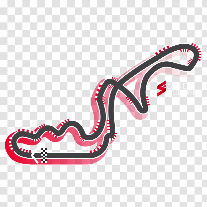 Lamborghini Super Trofeo Middle East Dubai Autodrome Yas Marina Circuit Suzuka - Asia - Track Spikes Chart Transparent PNG