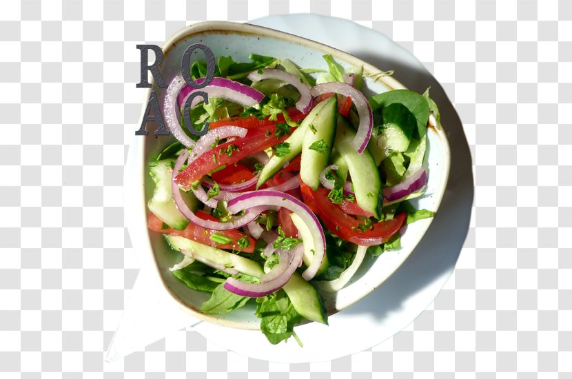 Greek Salad Spinach Fattoush Vegetarian Cuisine - Fresh Transparent PNG