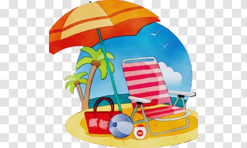 Beach Cartoon - Vacation - Kuta Transparent PNG