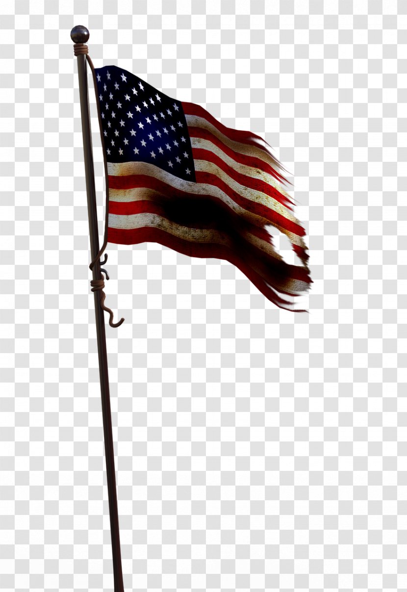 Flag Of The United States Stock.xchng Image - Flagpole Transparent PNG