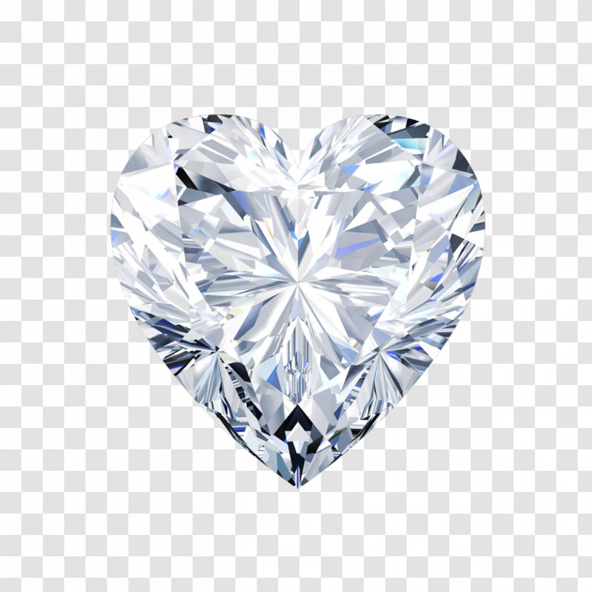 Diamond Cut Brilliant Engagement Ring Gemstone - Blue - Hand Painted Transparent PNG