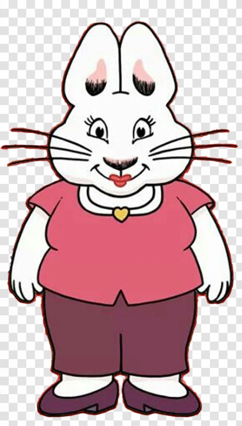 Max Bunny Cartoon Character - Watercolor Transparent PNG