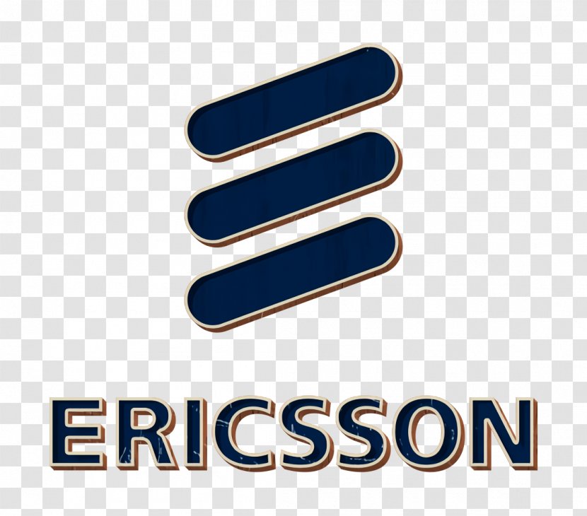 Ericsson Icon - Text - Electric Blue Transparent PNG