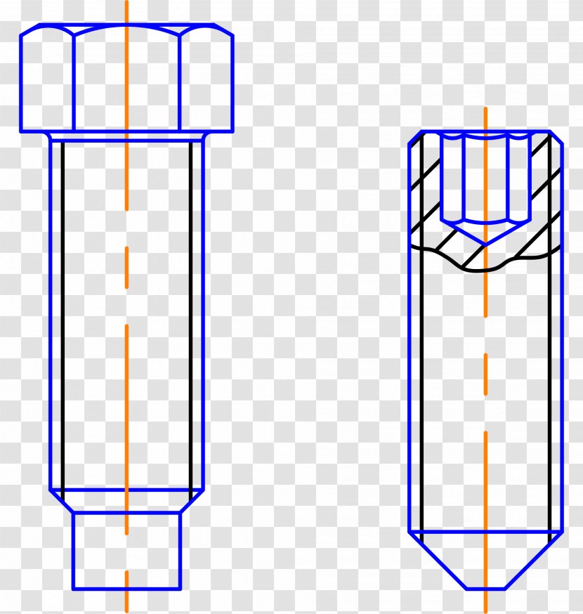 Set Screw Thread Fastener Self-tapping - Structure Transparent PNG