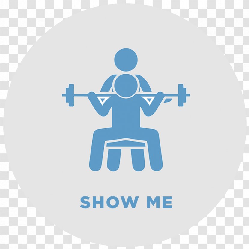 Pictogram Personal Trainer Stick Figure Fitness Centre - Blue - World Health Day Transparent PNG
