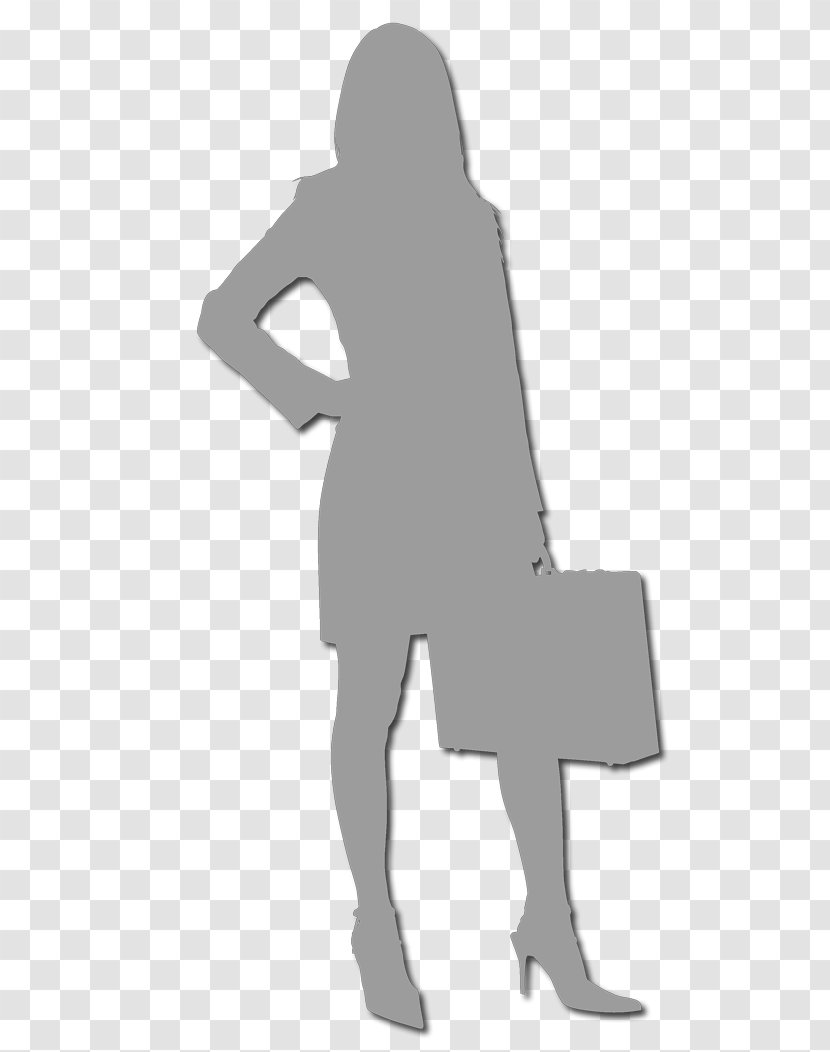 Silhouette Businessperson Clip Art - Neck - Female Partner Transparent PNG