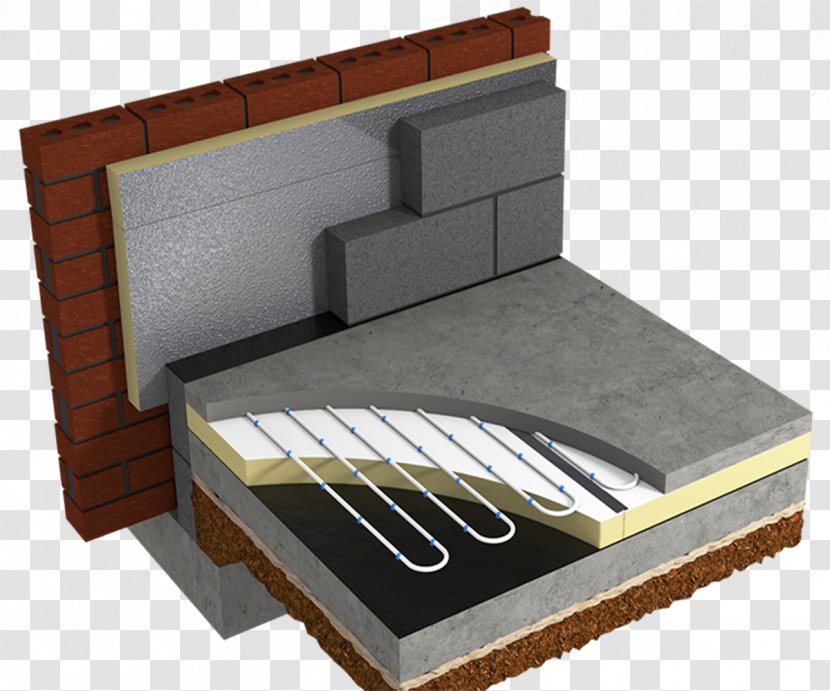 Underfloor Heating Thermal Insulation Building Insulating Concrete Form - System - Maywood Transparent PNG