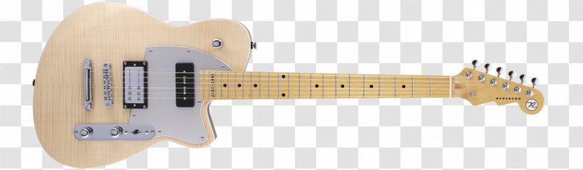 Electric Guitar Flame Maple Neck Fender Stratocaster - Musical Instrument Transparent PNG