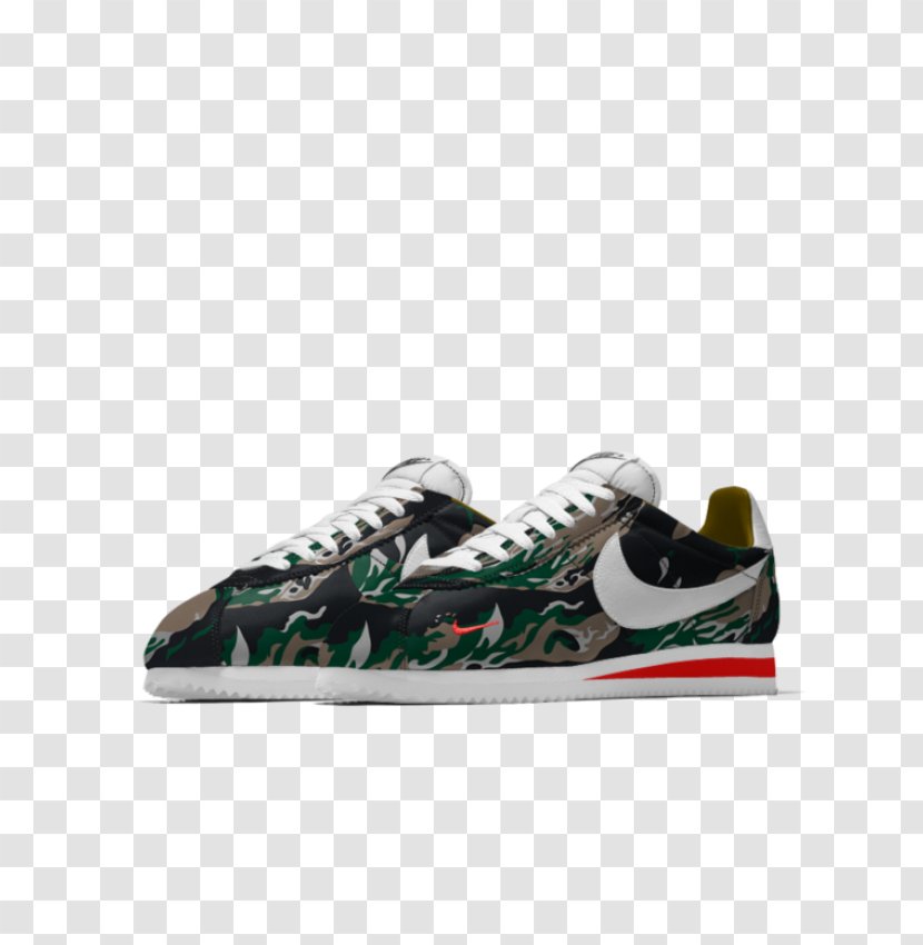 Air Force Nike Cortez Shoe Sneakers - Basketball - Moire Transparent PNG