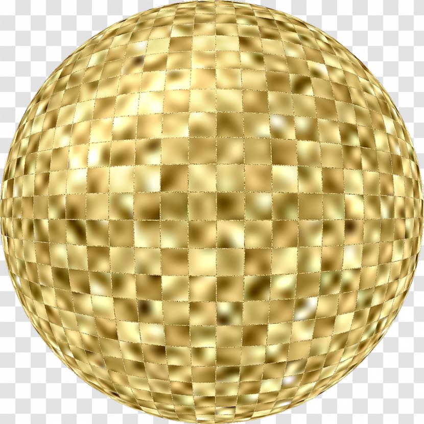 Brass 01504 Sphere Gold Transparent PNG