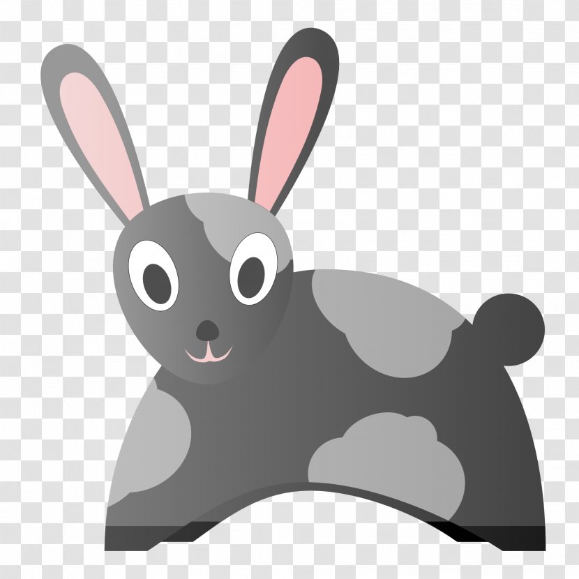 Hare Domestic Rabbit Pig Clip Art - Animal Transparent PNG