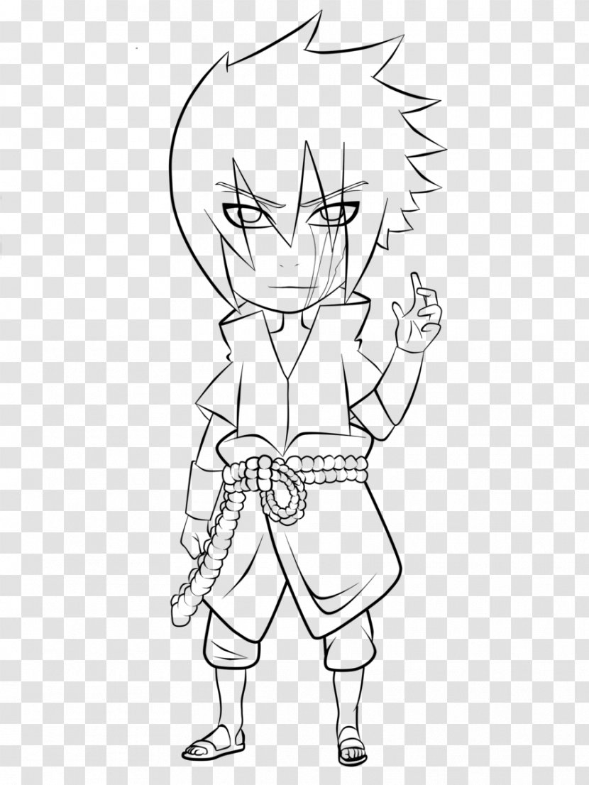 Sasuke Uchiha Line Art Drawing Sketch - Watercolor - Itachi Transparent PNG