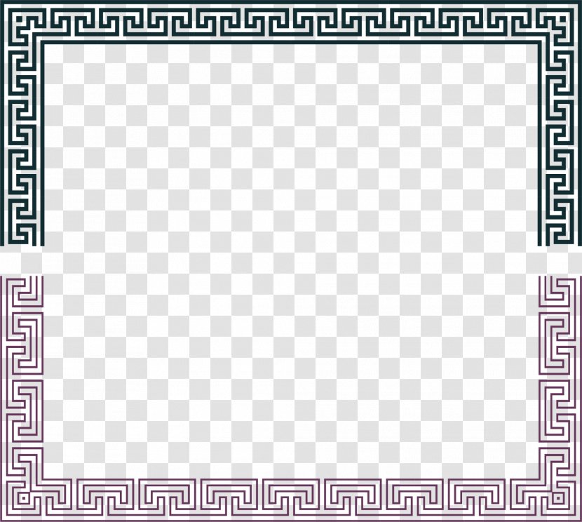 Board Game Area Pattern - Symmetry - Blue Frame Transparent PNG