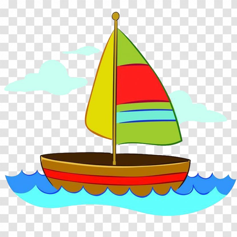 Sailing Ship Clip Art - Cone - Hand Drawn Transparent PNG