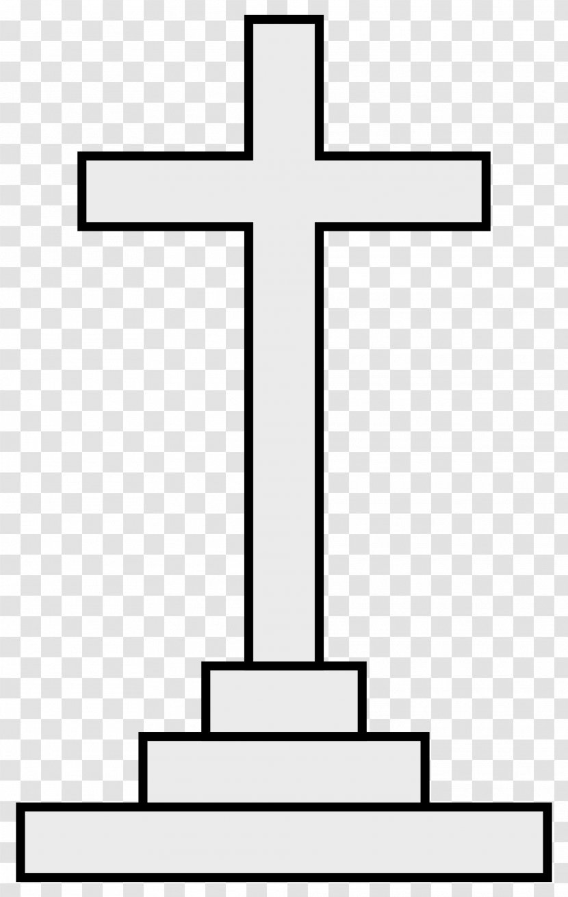 Christian Cross Calvary Of Saint Peter Latin - Line Art Transparent PNG