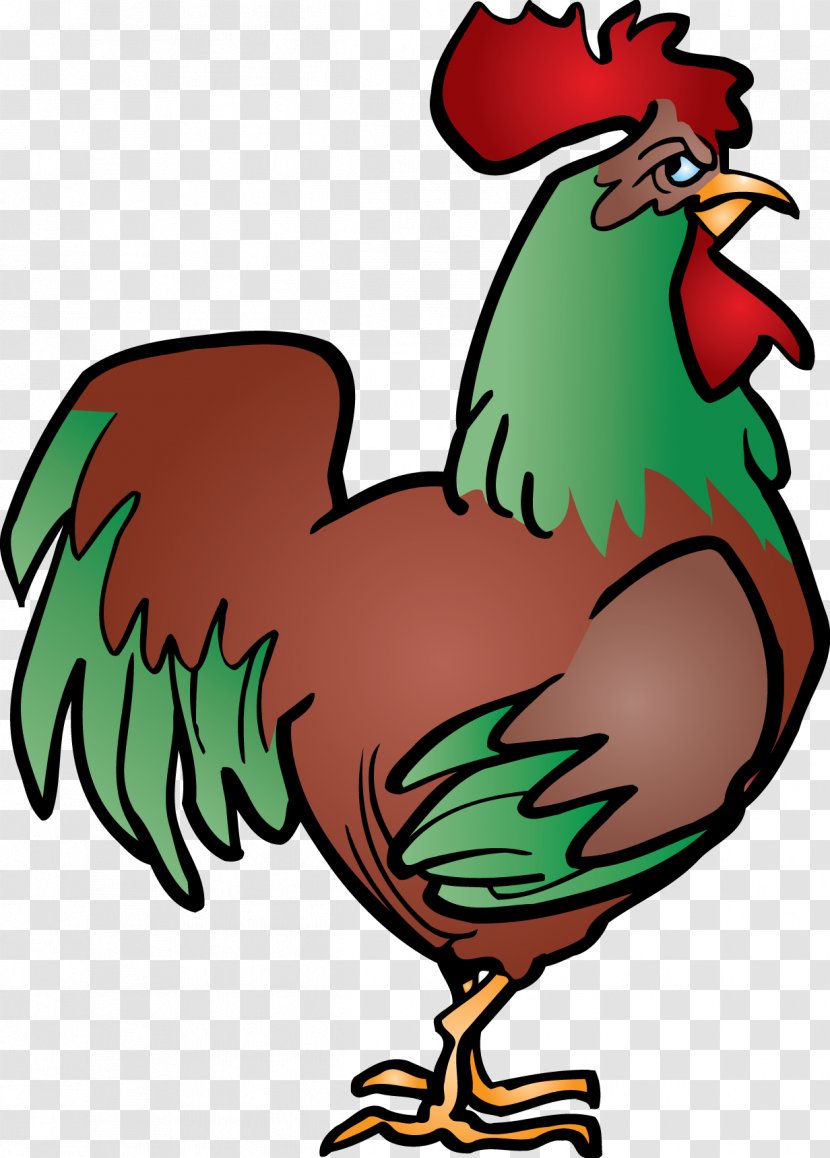 Rooster Chicken Coop Clip Art - Bird Transparent PNG