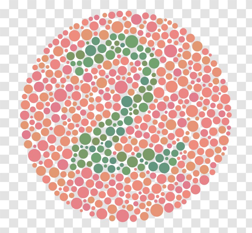 Ishihara Test Color Blindness Eye Examination Vision Visual Perception - Tree Transparent PNG