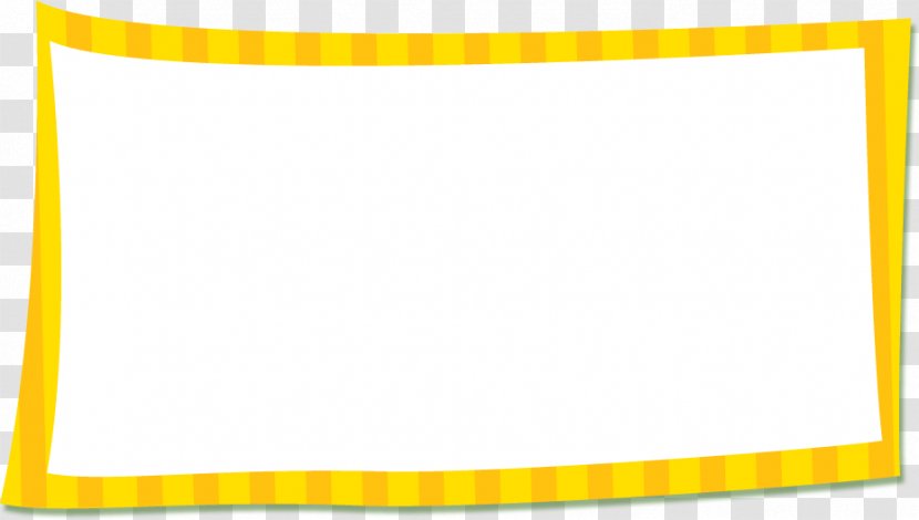 Picture Frames Yellow Area Pattern - Rectangle - Summer Picnic Pictures Transparent PNG