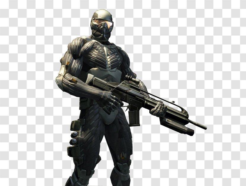 Crysis 2 Air Gun Soldier Firearm Marksman - Militia - Transformers Transparent PNG