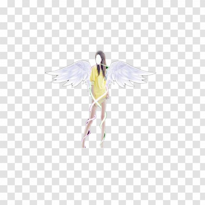 Yellow Beak Character Wallpaper - Wing - Angel Wings Transparent PNG