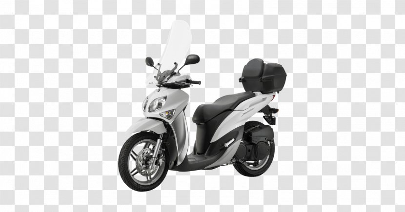 Yamaha Motor Company Motorcycle Piaggio Vehicle Scooter - Monochrome Transparent PNG