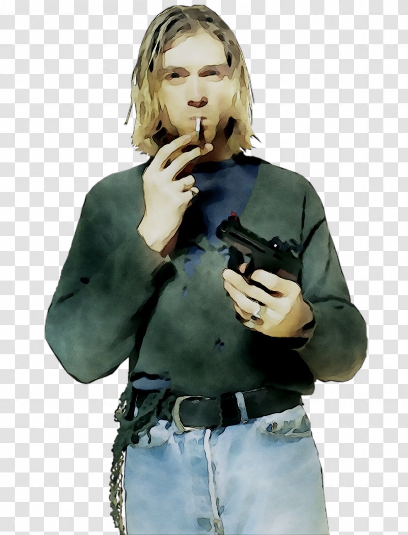 Kurt Cobain Grunge T-shirt Jacket Clothing - Shoulder - Sleeve Transparent PNG