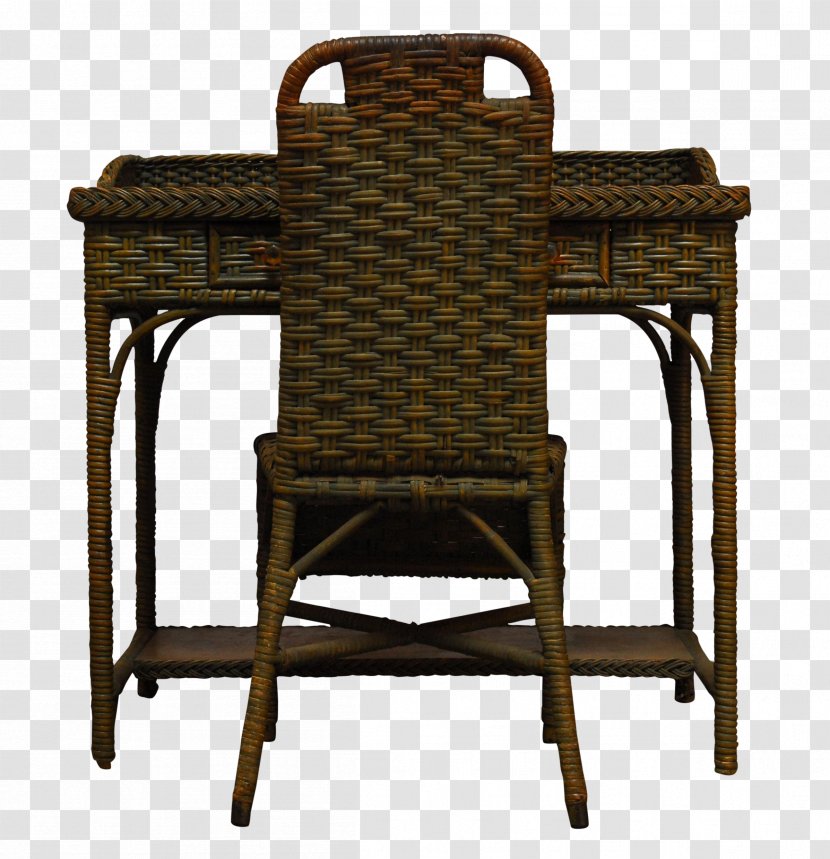 Table NYSE:GLW Chair Wicker - Outdoor Transparent PNG