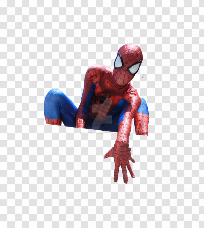 Spider-Man Drawing Character Figurine - Lorem Ipsum - The Amazing Transparent PNG