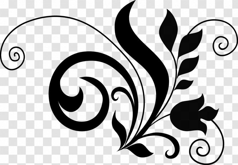 White Leaf Black Black-and-white Text - Blackandwhite Transparent PNG