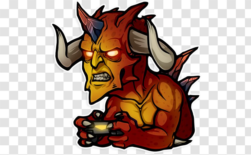 Sticker Telegram Demon Myth Clip Art Transparent PNG