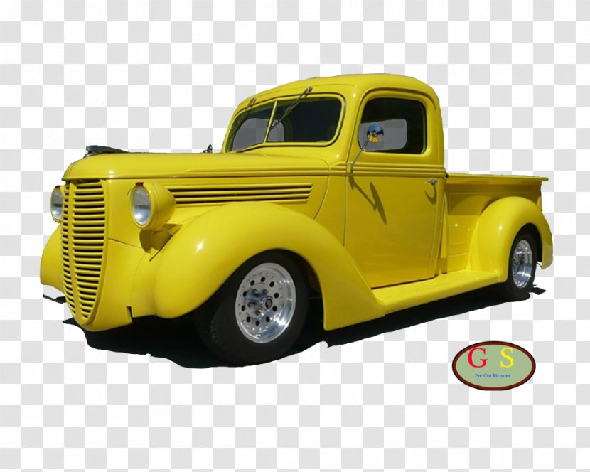 Pickup Truck Vintage Car Motor Vehicle Mid-size - Classic - Hot Rod Transparent PNG