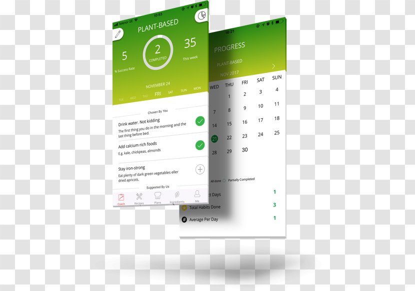 Brand Logo Green Font - Screenshot - Habit Tracker Transparent PNG