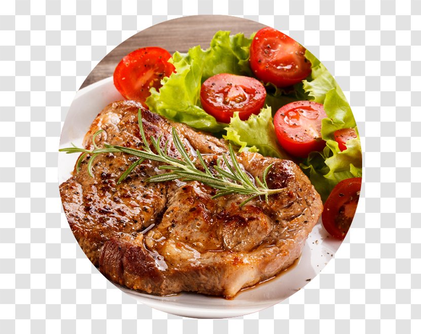 Rib Eye Steak Recipe Meat Chop Pork Food - Grilled Transparent PNG