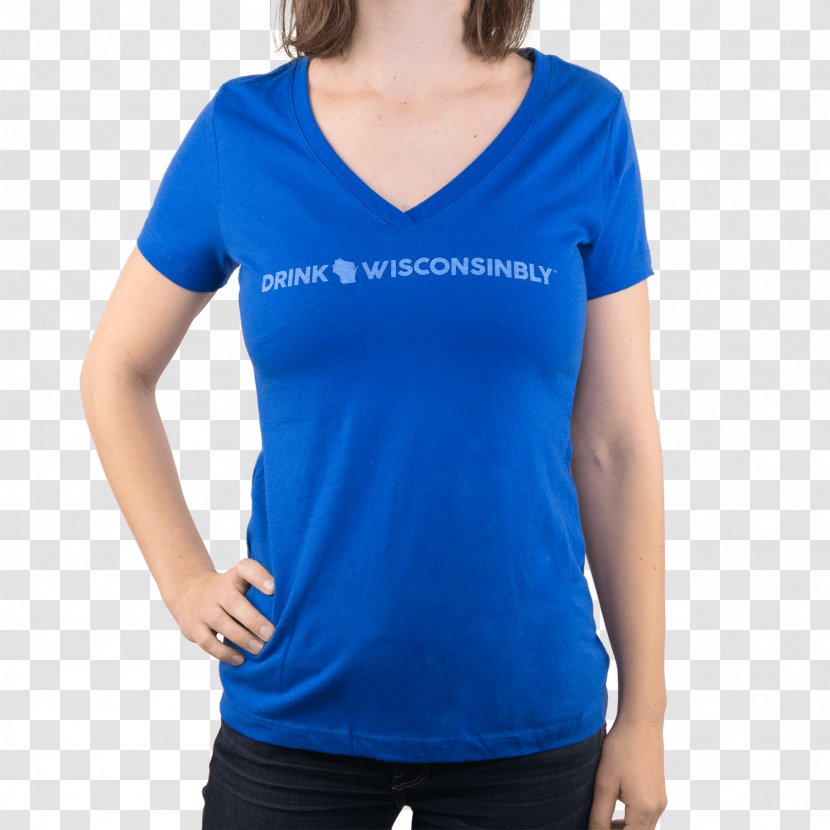 T-shirt Sleeve Neck - Shoulder - Women Drink Transparent PNG