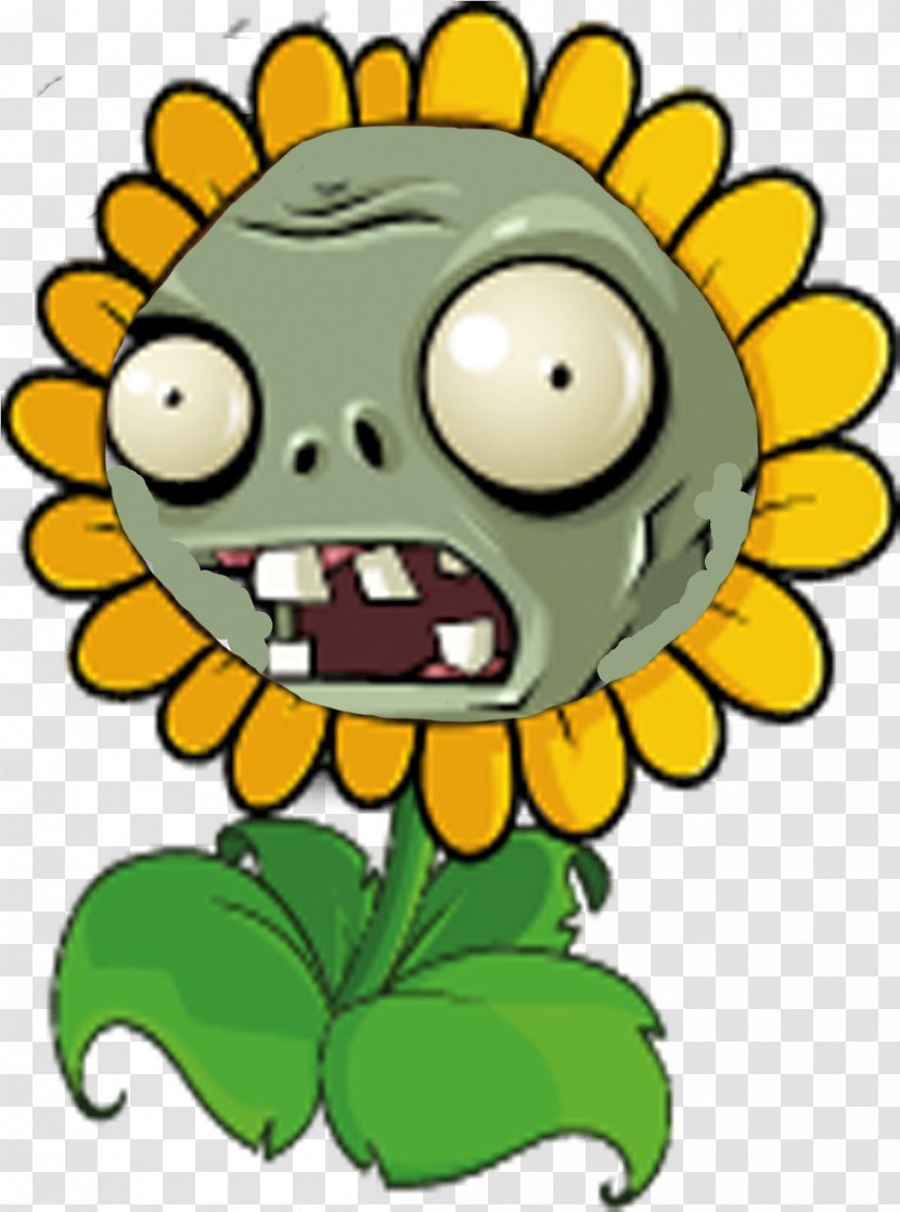 Sunflower Plants Vs Zombies - Game - Flower Happy Transparent PNG