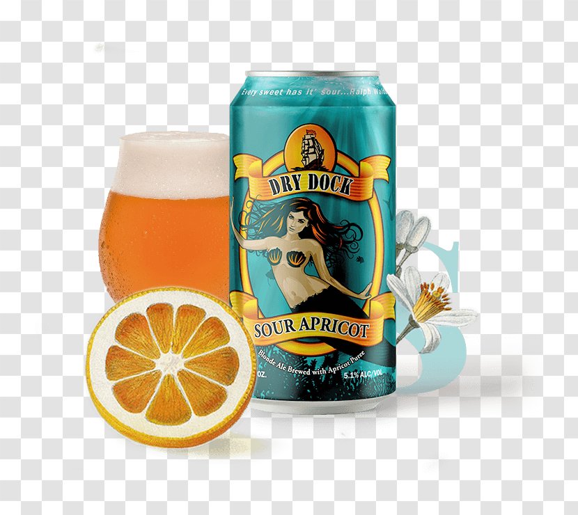 Beer Orange Drink India Pale Ale Sour Dry Dock Brewing Company - Artisau Garagardotegi Transparent PNG