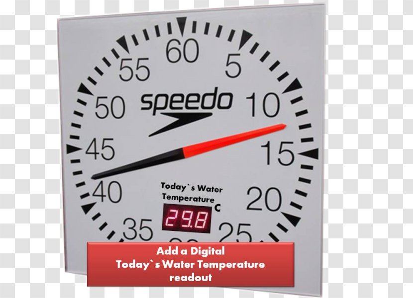 Swimming Pool Clock Timer Natatorium - Label Transparent PNG